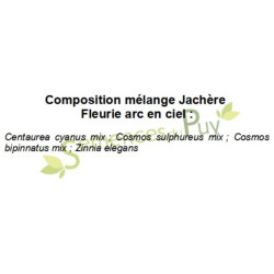 Composition mélange 100% graines Jachère fleurie ARC EN CIEL - Semences du Puy
