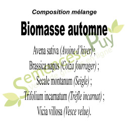 Composition 100% graines du mélange  biomasse automne - Semences du Puy