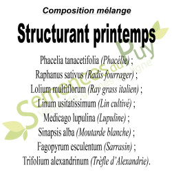 Composition 100% graines du mélange structurant printemps - Semences du Puy